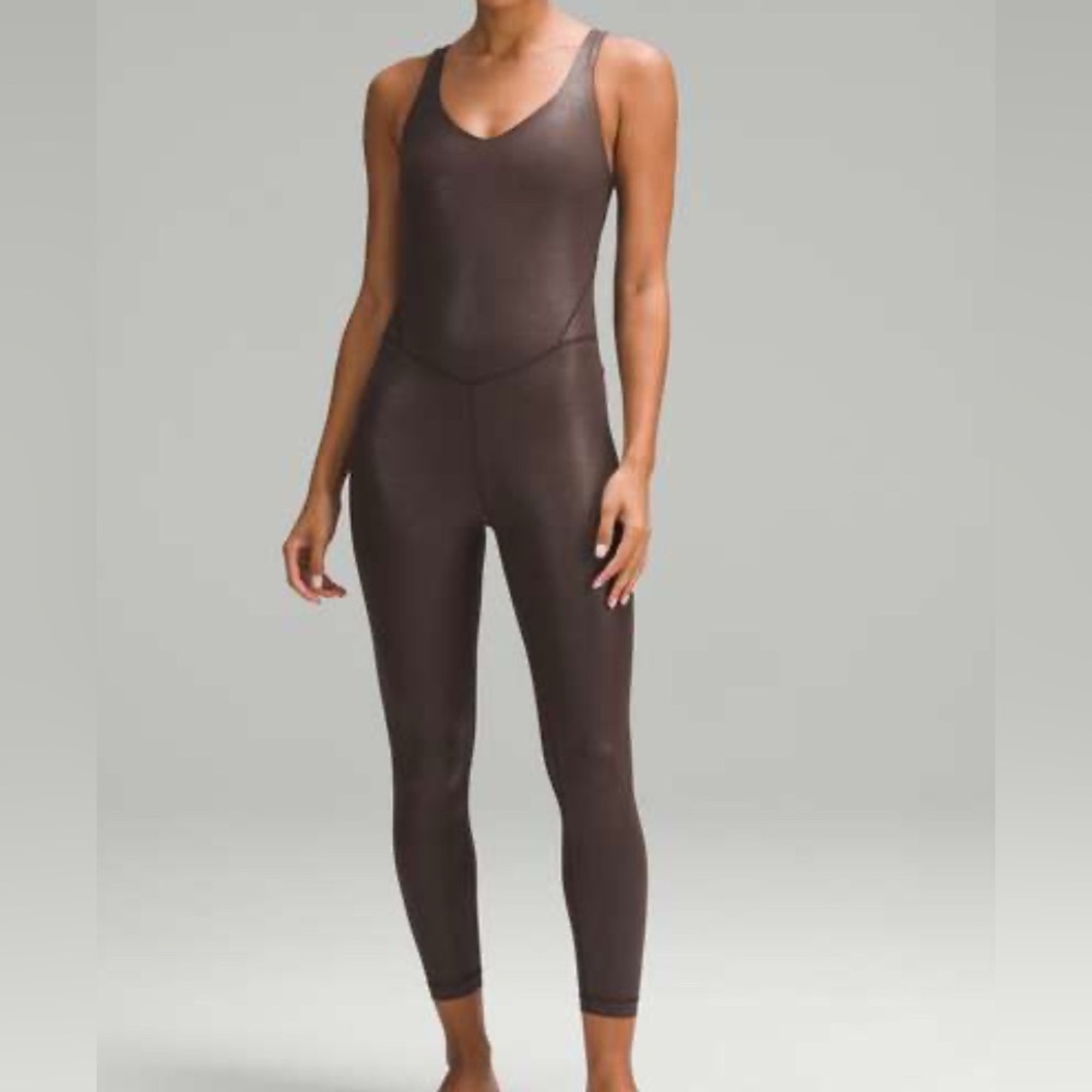 Lululemon Align Ribbed Bodysuit Brown Women’s Size 6